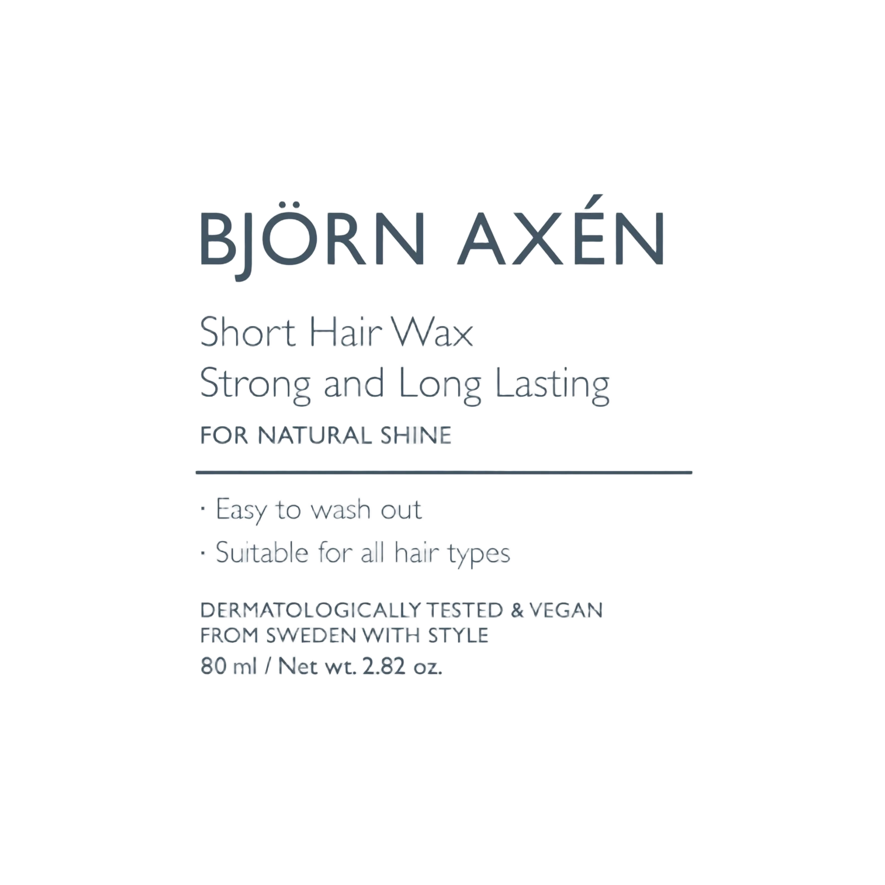 Björn Axén Short Hair Wax 80 ml