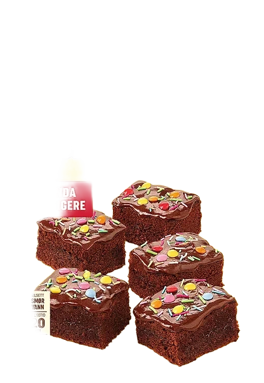 Sjokoladekake Langpanne 880g Toro