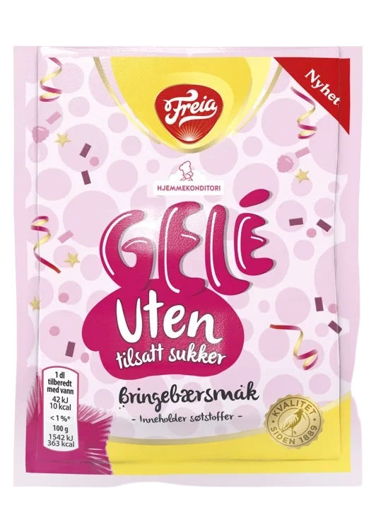Gele Bringebær u/Sukker 14g Freia