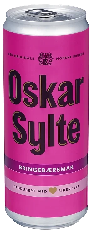 Oskar sylte bringebærsmak bx  10x33cl