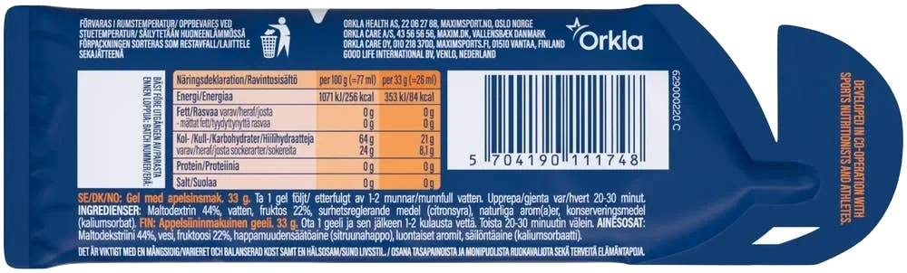 Maxim Instant Energy Gel
