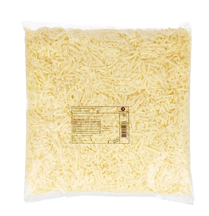 Mozzarella mix 70/30 revet  2kg