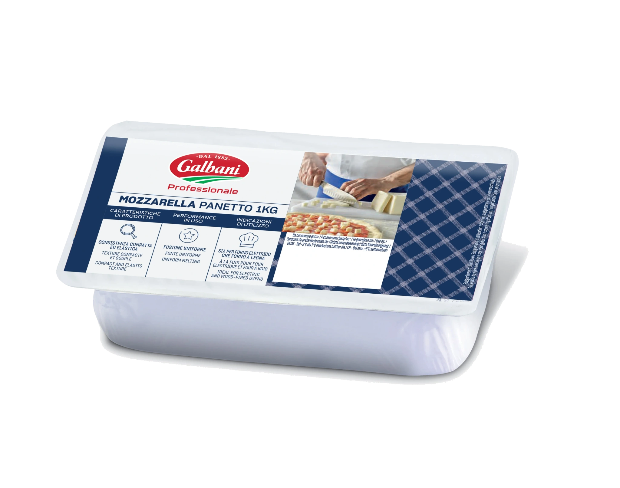 Mozzarella block
