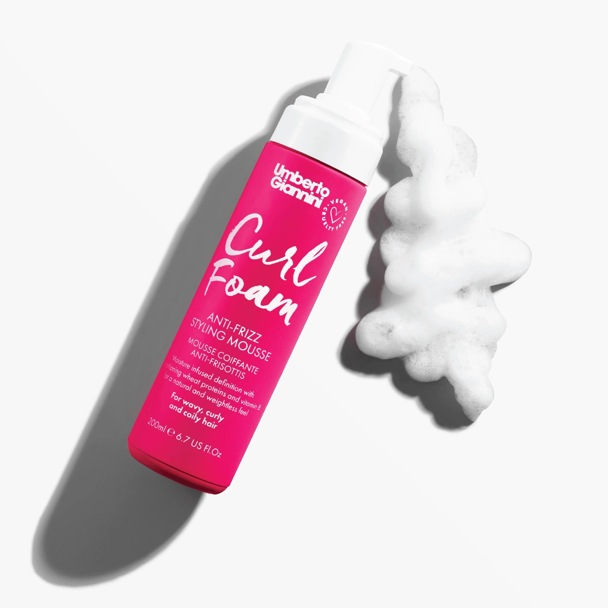 Umberto Giannini Curl Foam Styling Mousse, 200 ml