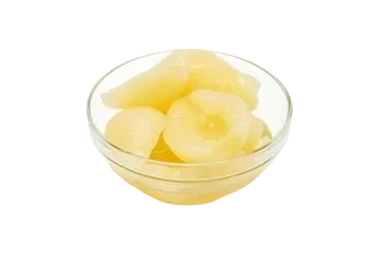 Päronhalvor i juice
