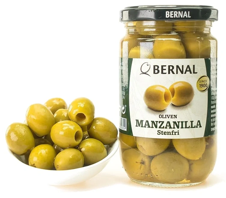 Oliven Manzanilla Steinfri Bernal