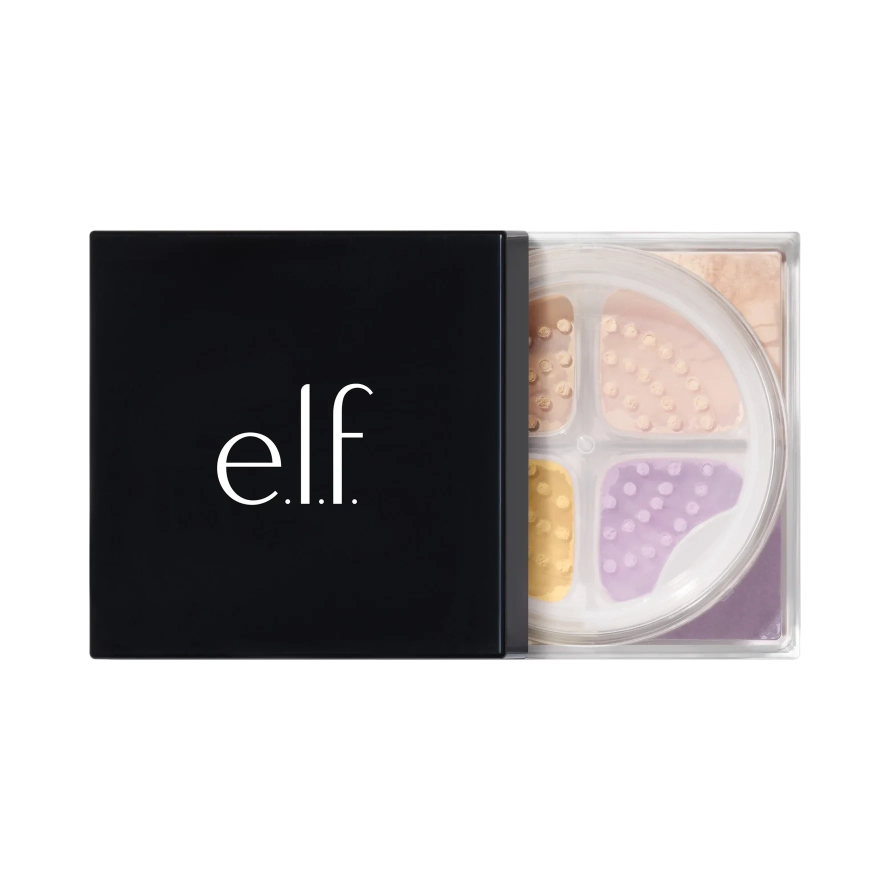 e.l.f. Set it Bright Powder Quad Medium-Tan