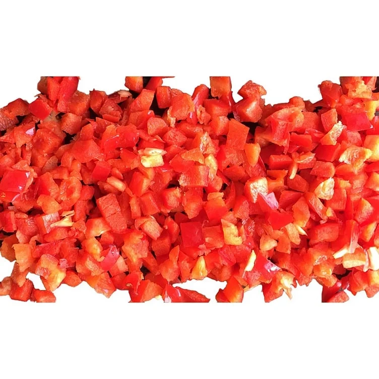 Paprika rød terning kg