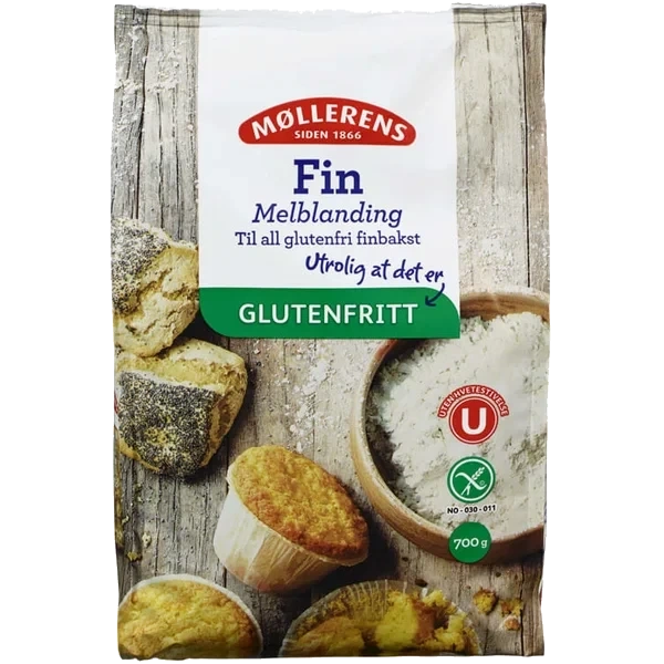 Melblanding Fin Glutenfri 700g Møllerens