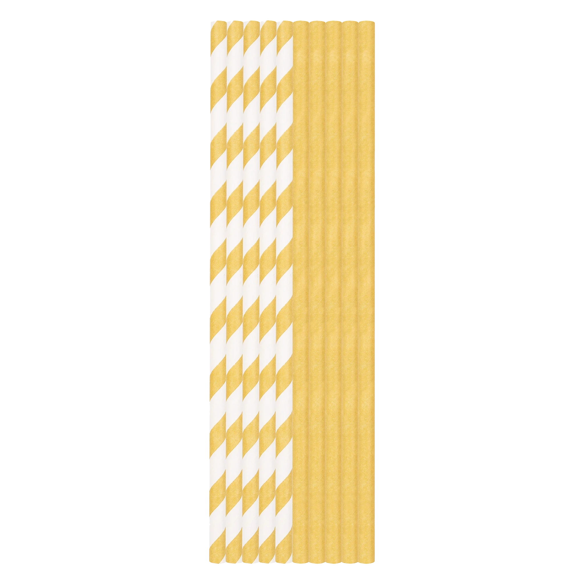 Sugrör papper guld