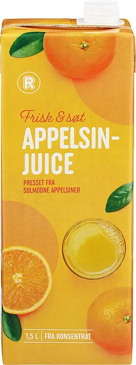 Rema 1000 appelsinjuice  1,5l