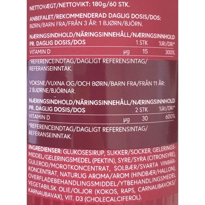 D3-vitamin Hallon