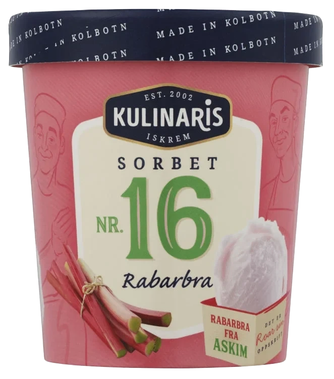 Rabarbra-sorbet 0,5l Kulinaris
