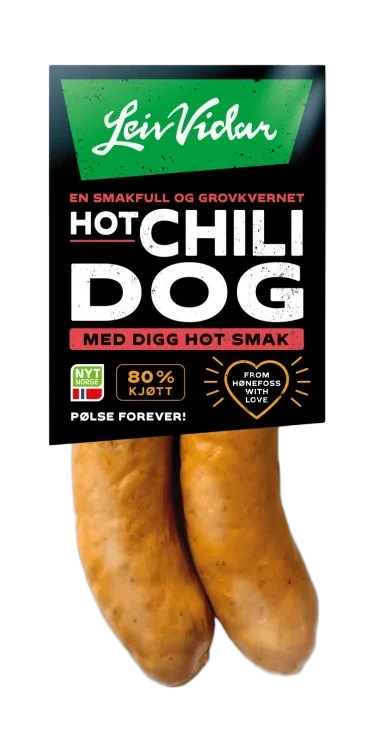 Hot Chili Dog 220g Leiv Vidar