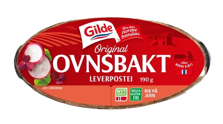 Ovnsbakt Leverpostei Orig 190g Enh