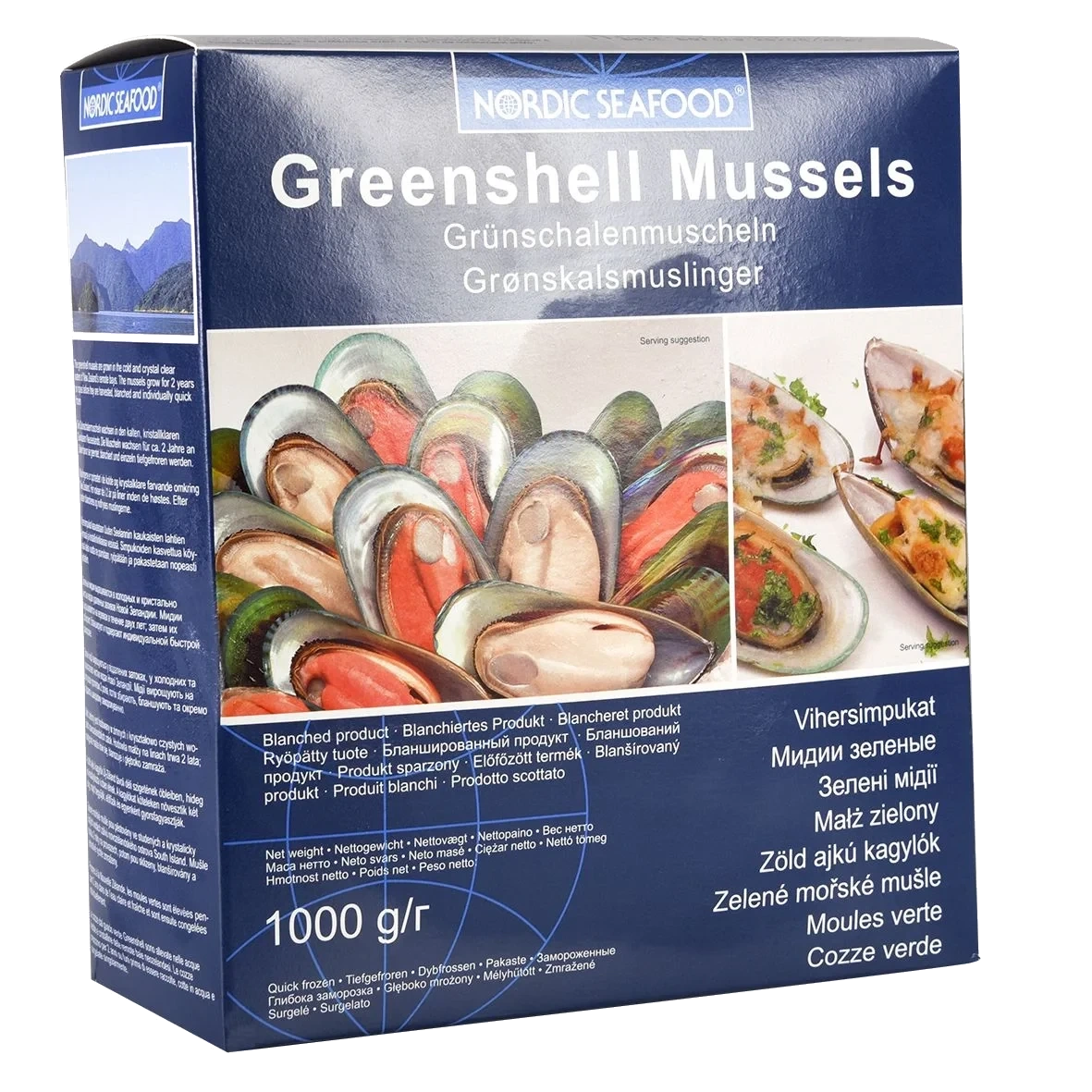 GRÖNMUSSLA (Perna canaliculus)