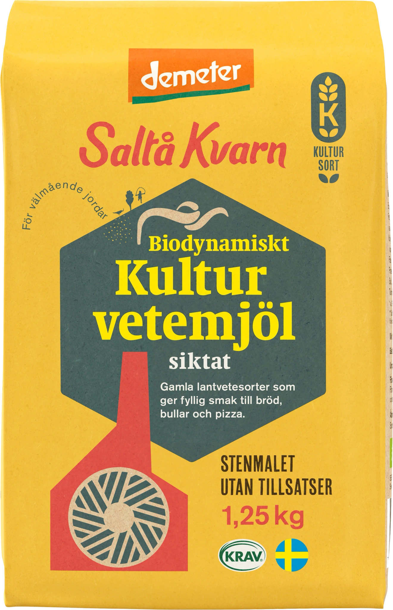 Biodynamiskt Kulturvetemjöl siktat