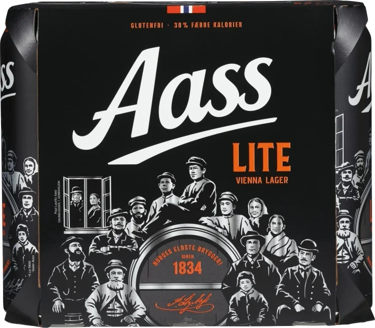Aass Lite Vienna Lager Glutenfri 0,5l Bks 6stk