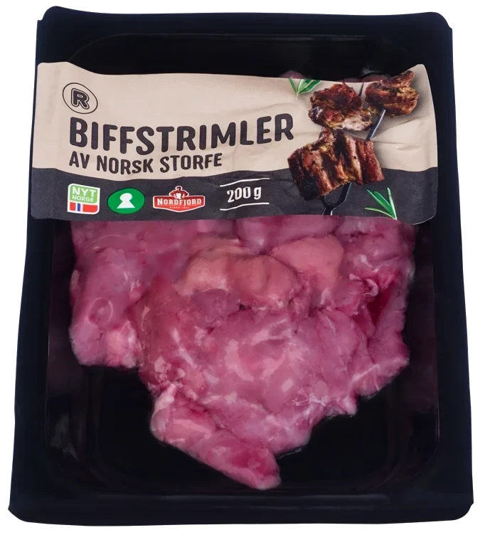 Biffstrimler  200g