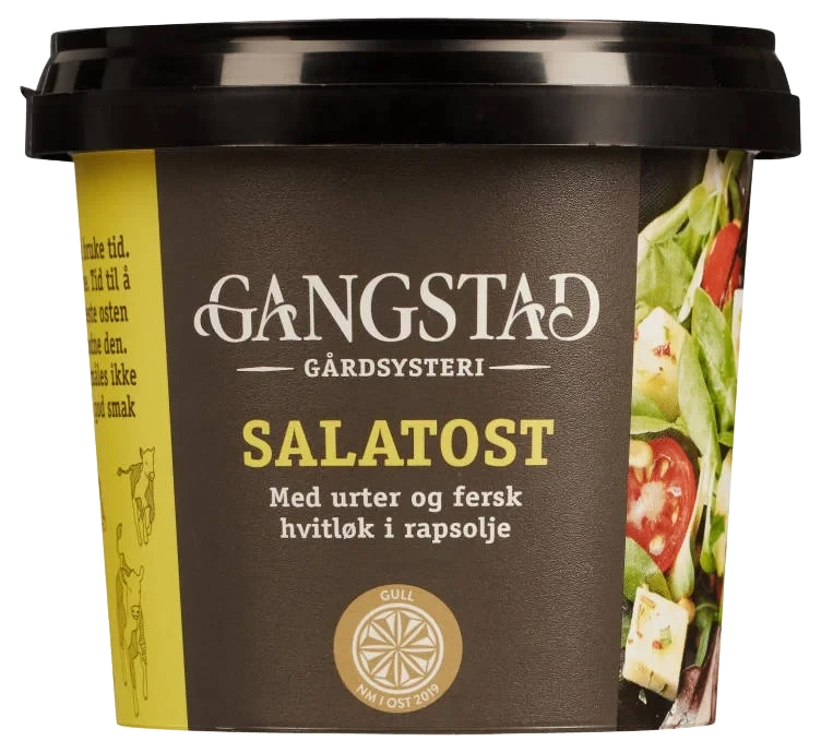 Gangstad Salatost m/urter og hvitløk