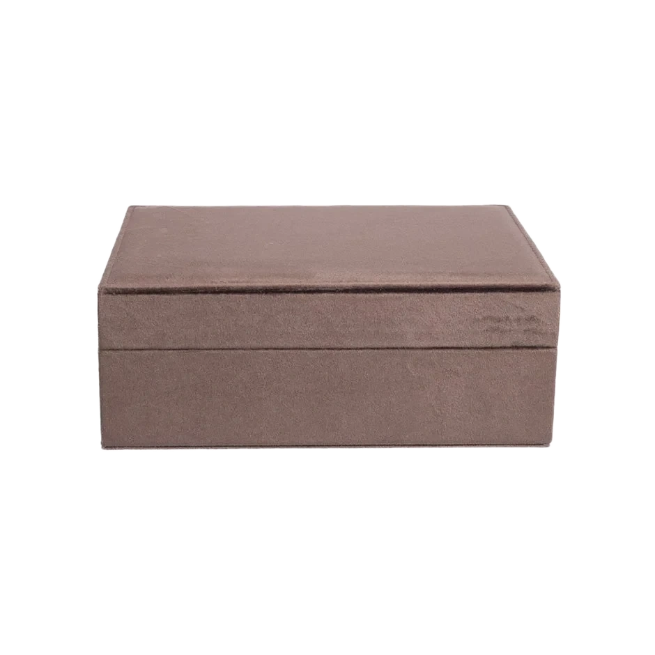 Dark Velvet Jewellery Box Large