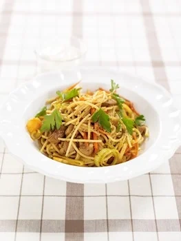 Pasta Kort Spaghetti Vit Fiber
