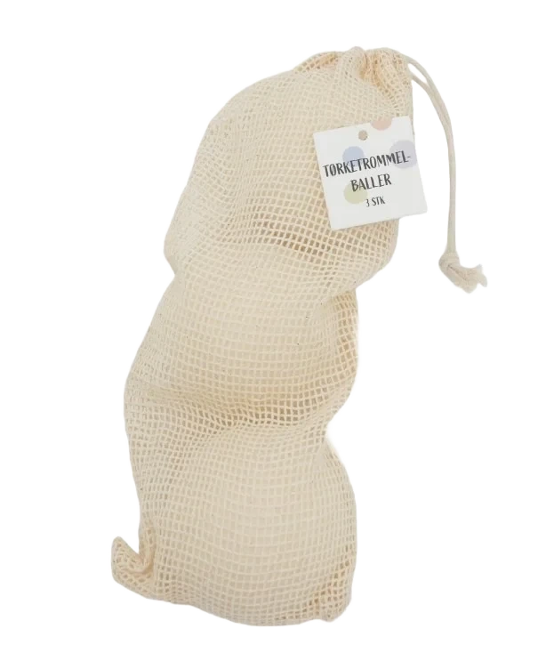 Tørketrommelballer i Ull 3stk