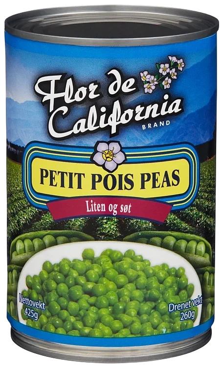 Erter petit pois 425g