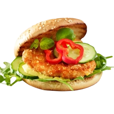 Kyllingburger Sprøpanert 75g Slåtto
