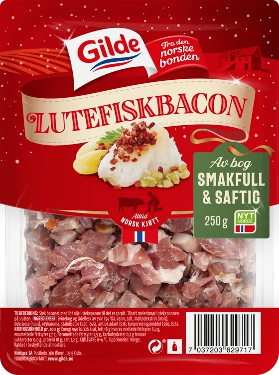 Lutefiskbacon 250g Enh