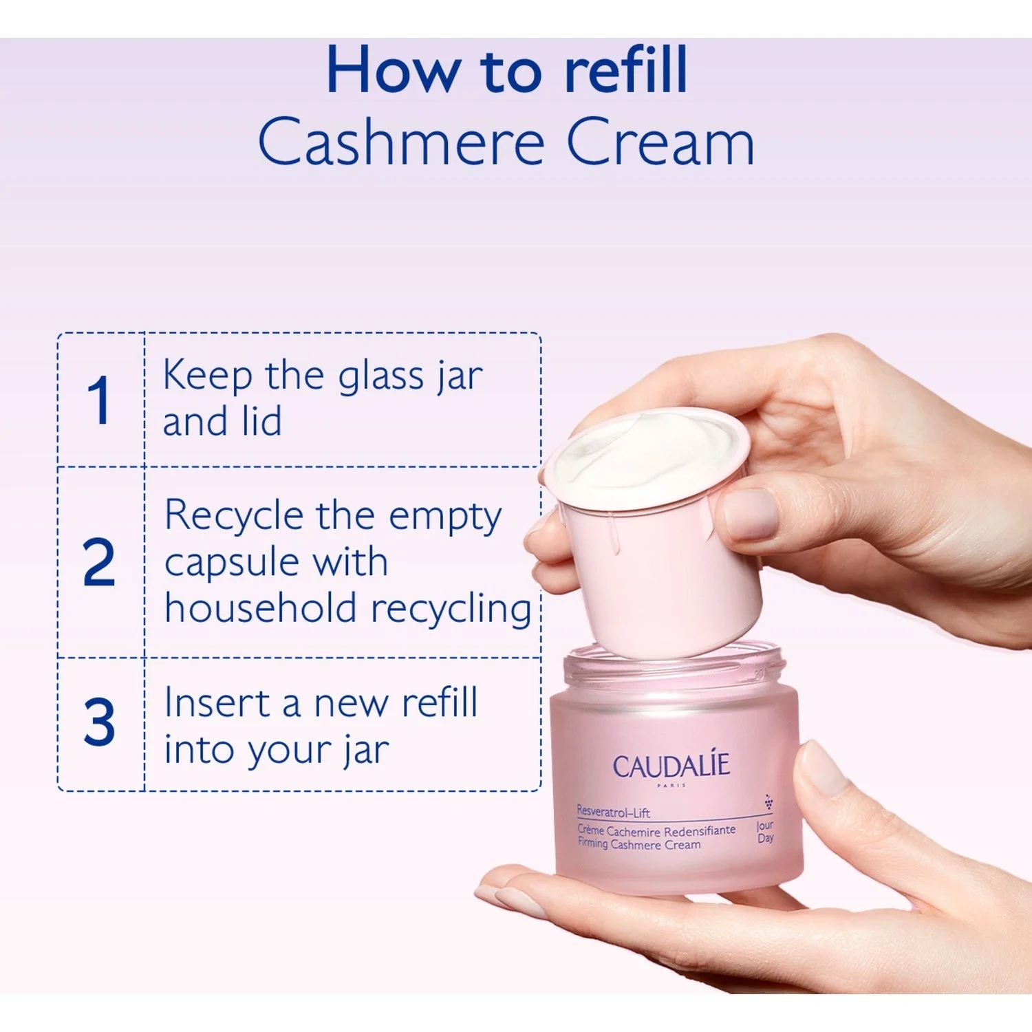 Caudalíe Resveratrol-Lift Firming Cashmere Cream 50 ml
