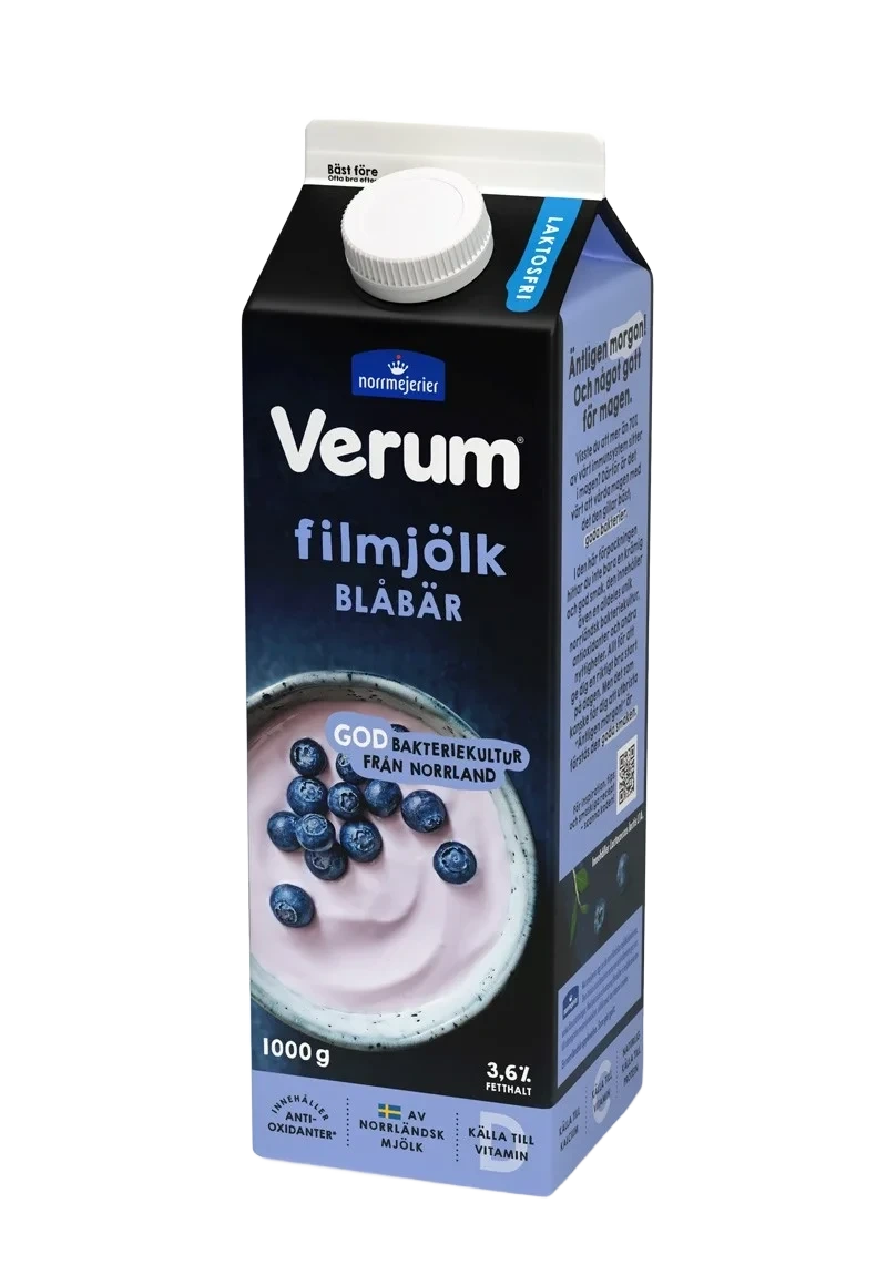 Filmjölk 3.6% Blåbär laktosfri