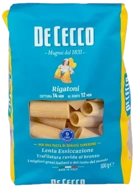 Rigatoni 500g De Cecco