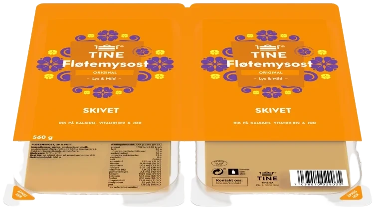 Fløtemysost Hotellbrett 560g Tine