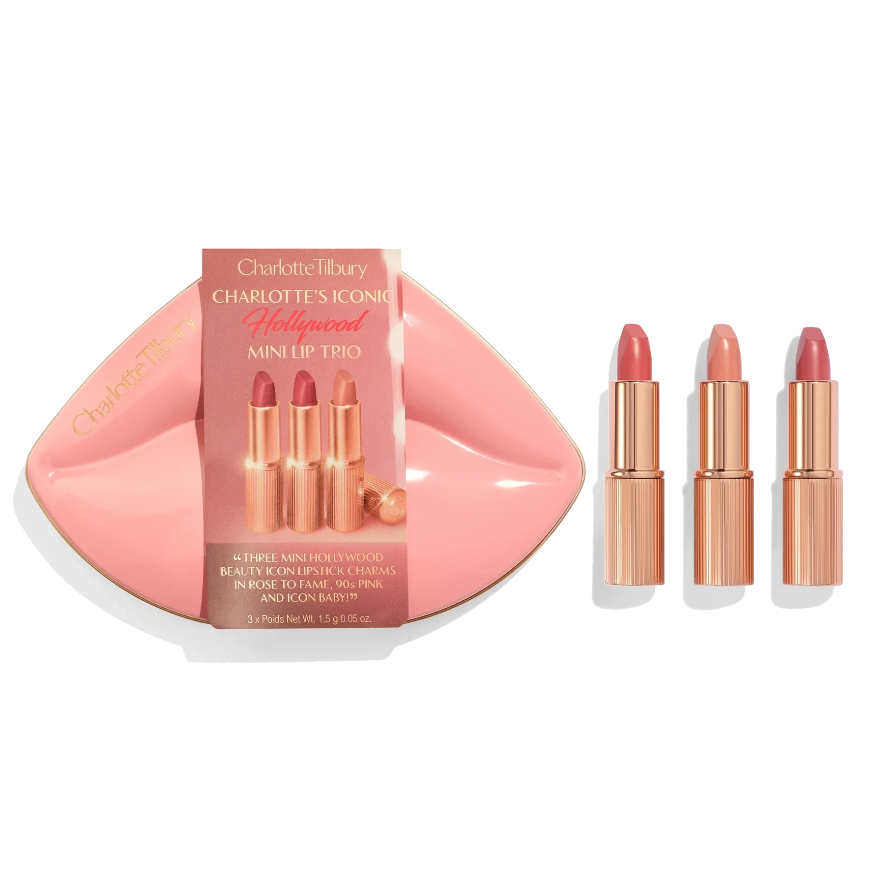 Charlotte Tilbury Charlotte's Iconic Hollywood Mini Lip Trio