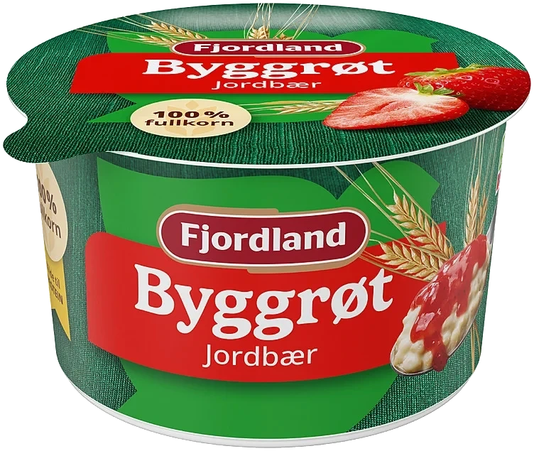Byggrynslunsj m/jordbær     150g