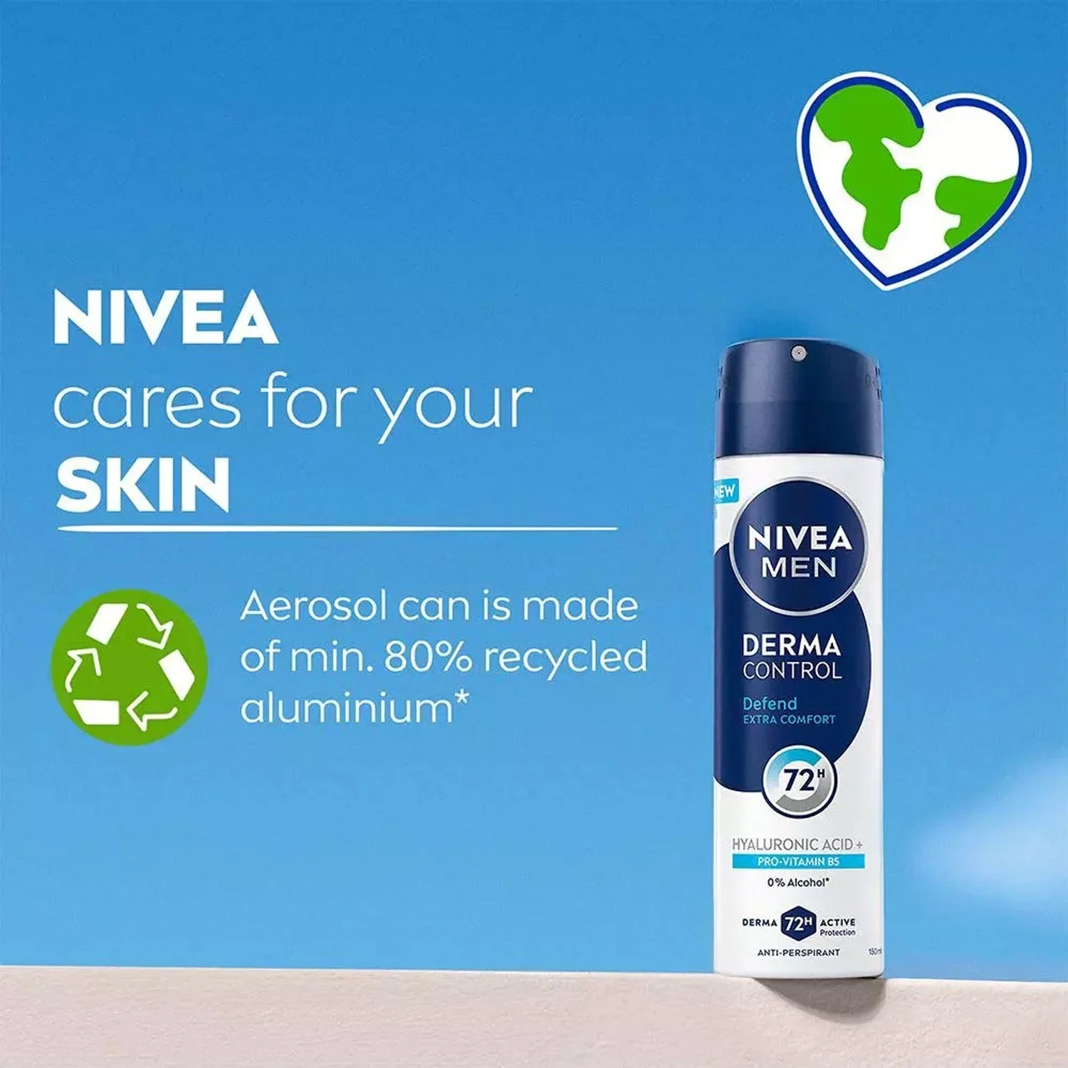 NIVEA Antiperspirant Deo Spray Derma Control Defend
