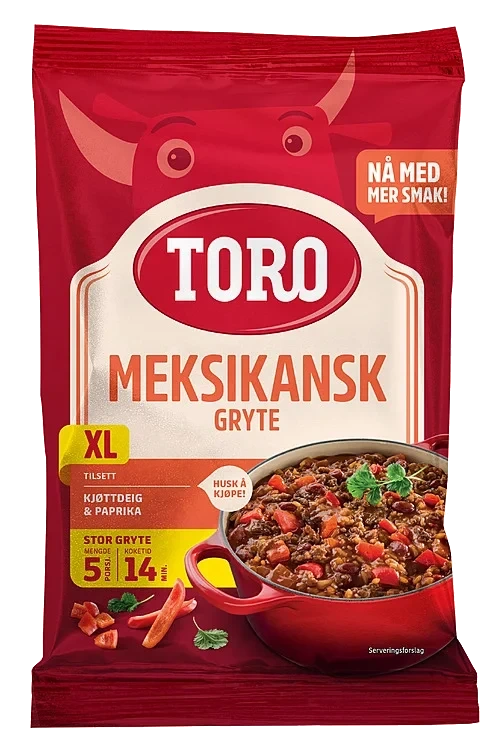 Meksikansk Gryte Xl 249g Toro