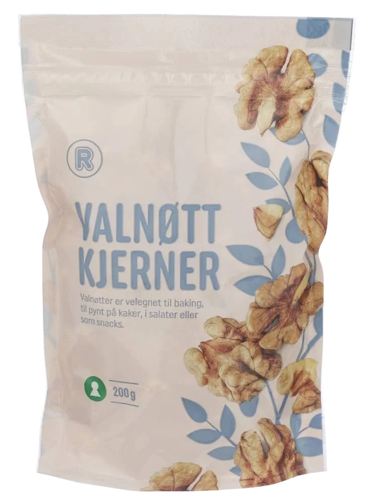 Valnøttkjerner i pose 200g
