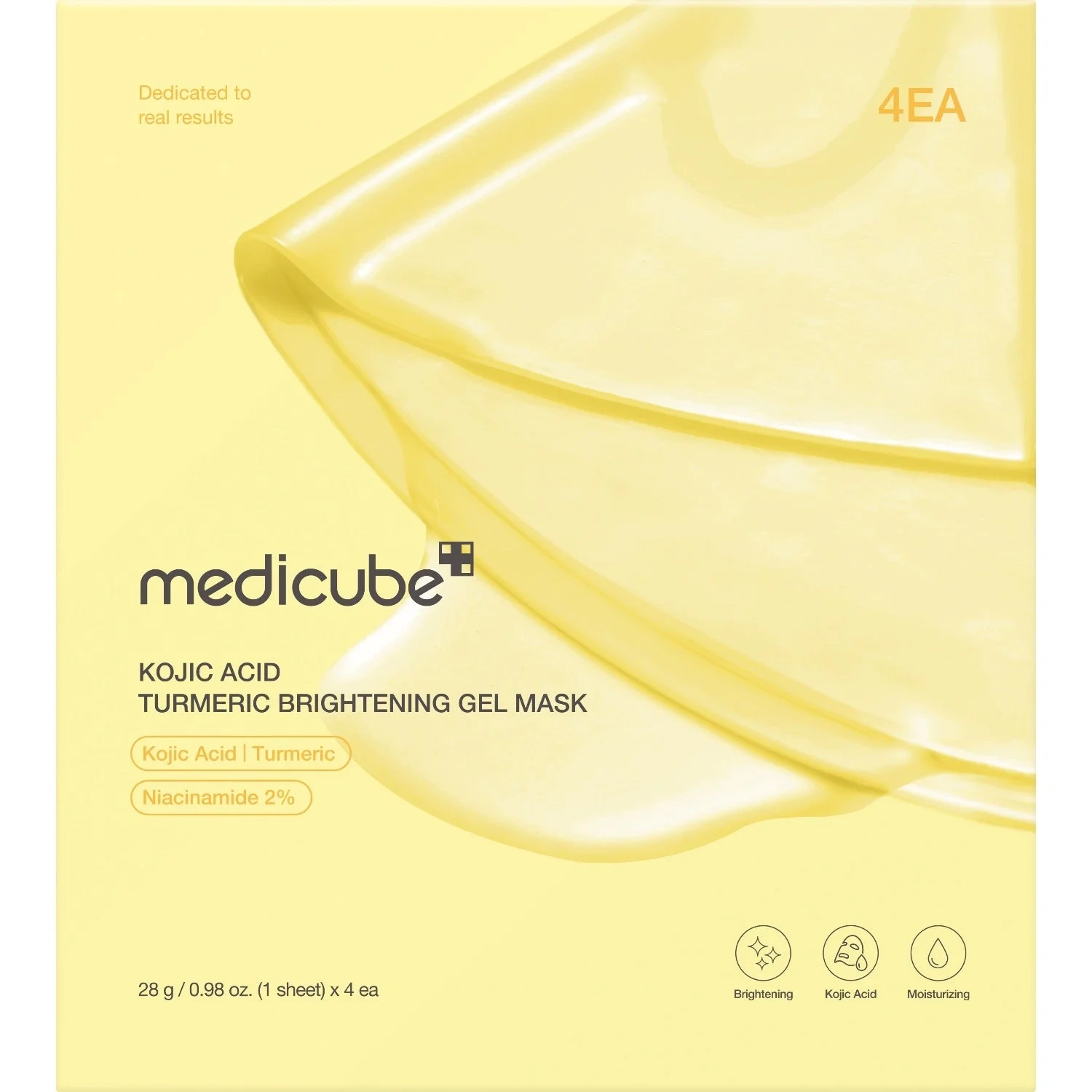 Medicube Koji Acid Turmeric Brightening Gel Mask