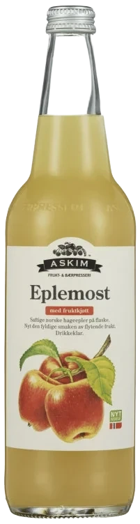 Eplemost med Fruktkjøtt Fl 0,7l Askim Frukt – og Bærpresseri