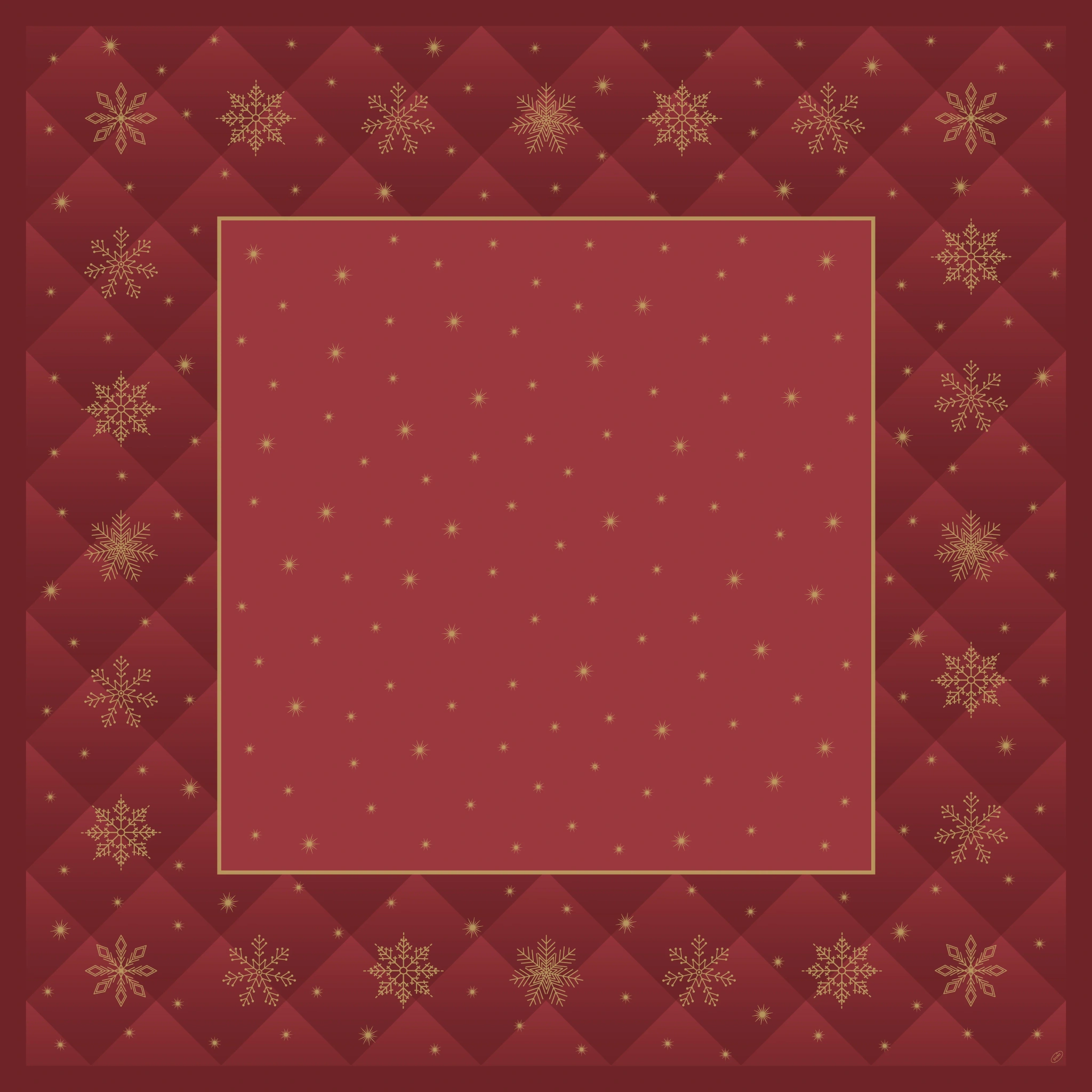 DUNI AS Snippduk Biodunicel 84x84cm Rhombus Boreaux