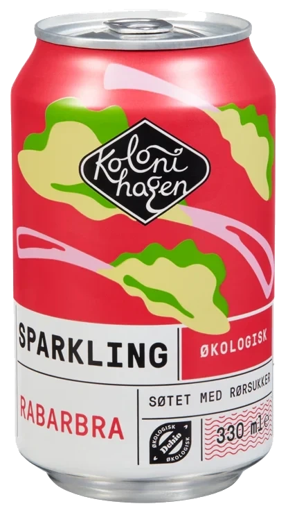 Sparkling rabarbra 24x330ml