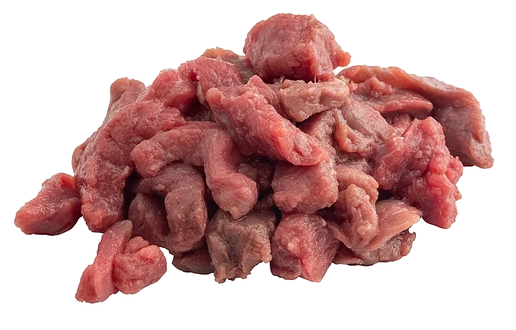Biffkjøtt rå flatbiff strimlet 10xca500g    kg
