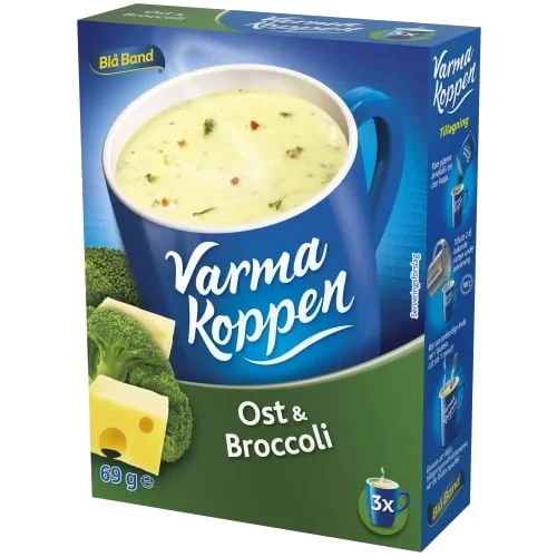 Ost & Broccoli Varma Koppen Soppa Pulver/3 Port