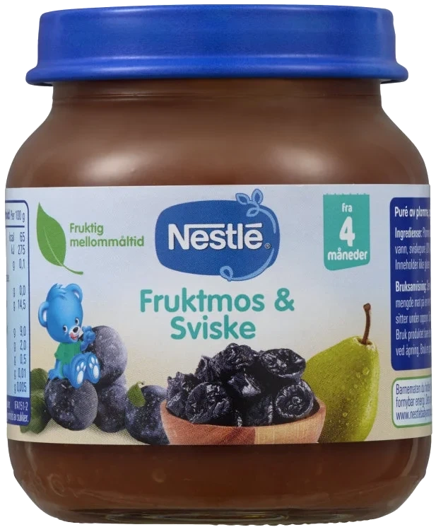 Fruktmos & Sviske 4m 125g