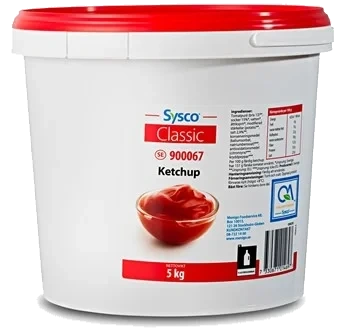 Ketchup i hink