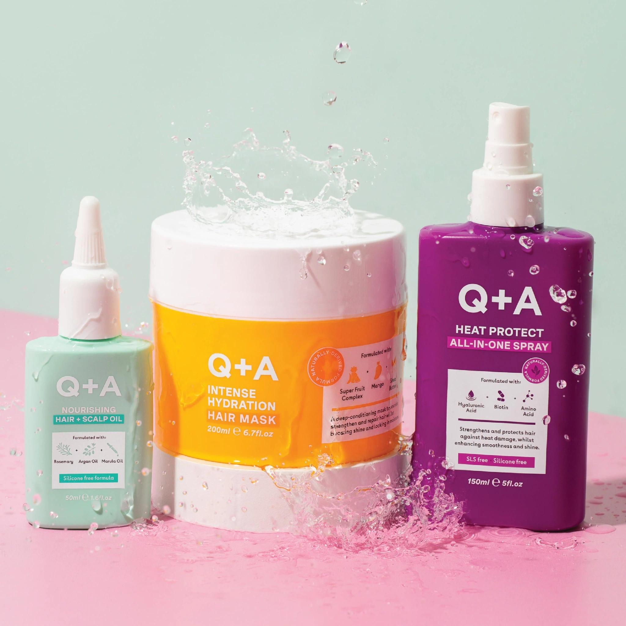 Q+A Intense Hydration Hair Mask, 200 ml