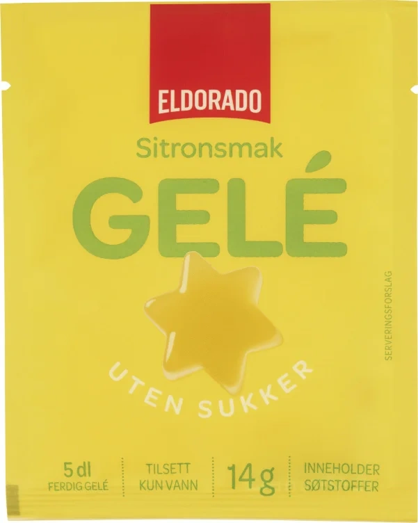 Gele Sitronsmak u/sukker 14g Eldorado