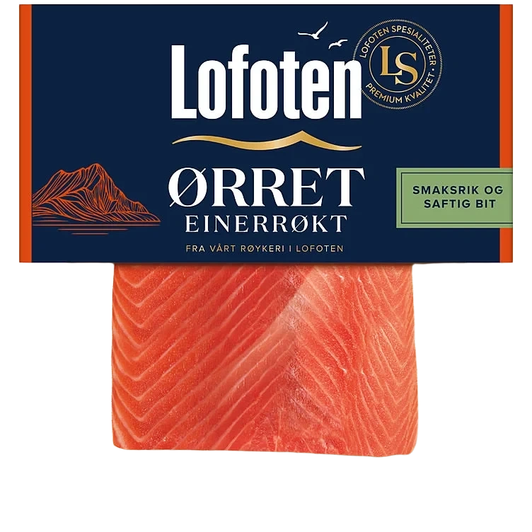 Ørret Einerrøkt Bit Ca250g Lofoten